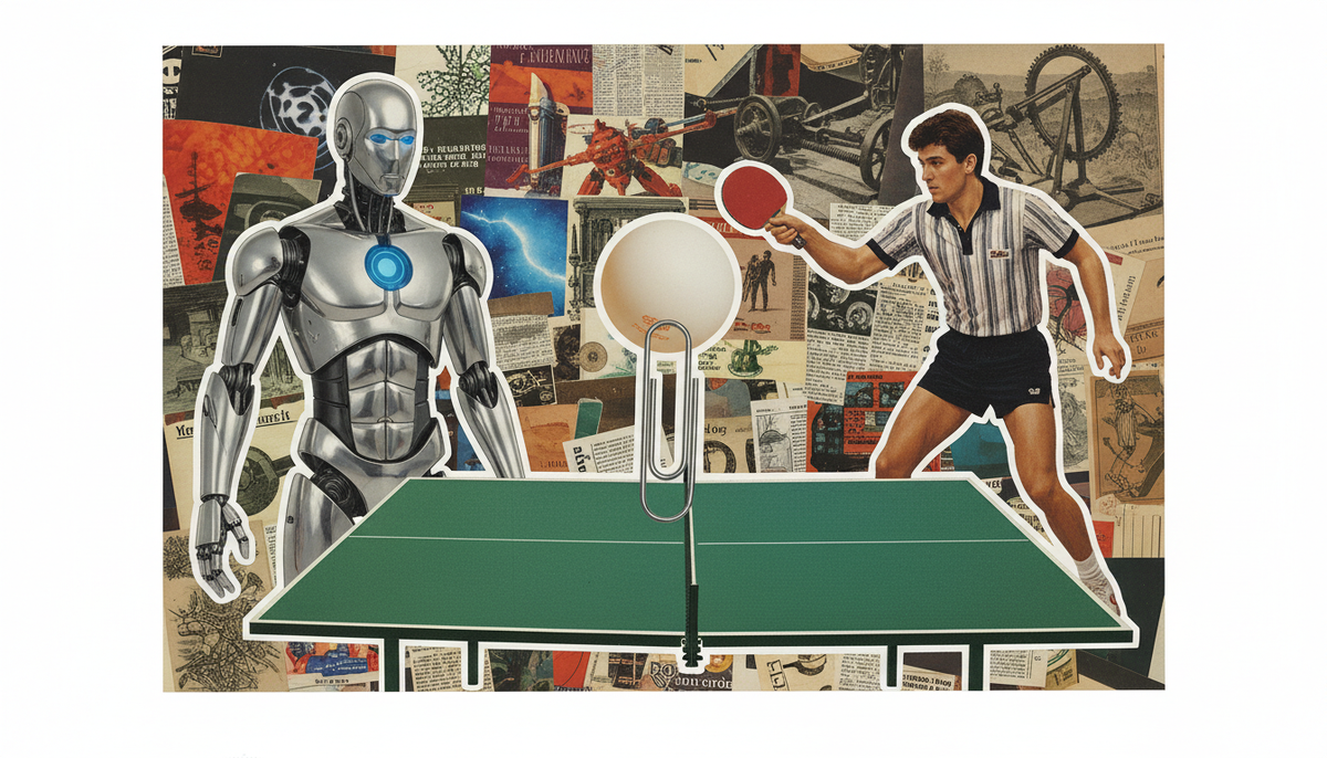 Robot DeepMind ogrywa mistrza w ping-ponga